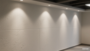 饰面型防火涂料装饰后的墙面效果